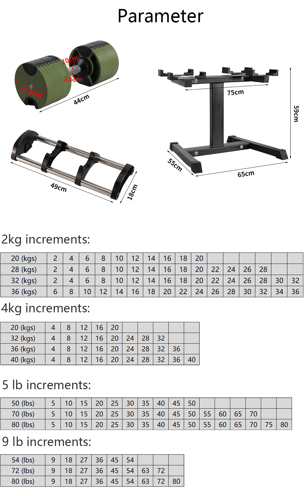 Weight sets manufacturer